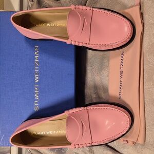 Stuart Weitzman - Lottie Loafer in Pink Marshmallow - Sizes 6, 6.5, 7, 10,